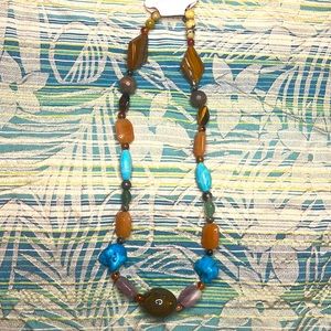 Beautiful Multicolor Ceramic Bohemian Necklace